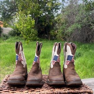 Durango Brown and Black Sole Boots